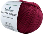 Cotton Hobby Yarn for Amigurumi Crochet & Knitting | 1.76 oz / 180 yds by buvemu