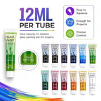 Acrylic Glass Paint Kit Transparent Stained Glass Paint - Image 3