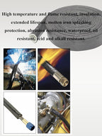 YAMAKATO 1" ID Heat Shielded Fire Thermo Armor Fire Sleeve Silicone Coated - Image 6