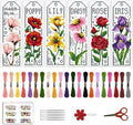 ACRNIGHEET 6PCS Cross Stitch Bookmark Kits by ACRNIGHEET