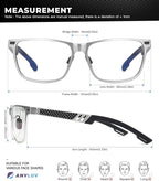 ANYLUV Blue Light Blocking Glasses Men Computer Gaming Glasses Lightweight - Image 5
