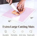 Extra Thick Pastel Flexible Plastic Cutting Board Mats - Image 5