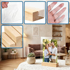 Bercoor 5 Pack 5x7 Inch Blank Clear Acrylic Sign - Image 3