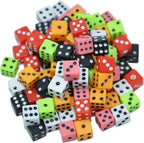 SmartDealsPro 100 Assorted D6 Mini Tiny Dice Game Dot Square Dice - Image 4