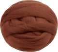 JeogYong Needle Felting Wool, 7.05oz Wool Roving Chunky Wool Yarn, Caramel Wool by JeogYong