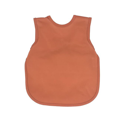 BapronBaby Minimalist Copper Bapron - No Neck Tie Safer Bib for Baby & Toddler - Soft Waterproof Stain Resistant - Machine Washable - Sz Baby/Toddler 6m-3T
