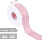Lt Pink 1.5 Inch 25 Yards Satin Wired Ribbon Easter Ribbons - Image 2