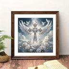 OJTOYART Cross-Angel Wings 5D Diamond Painting Kits - Image 2