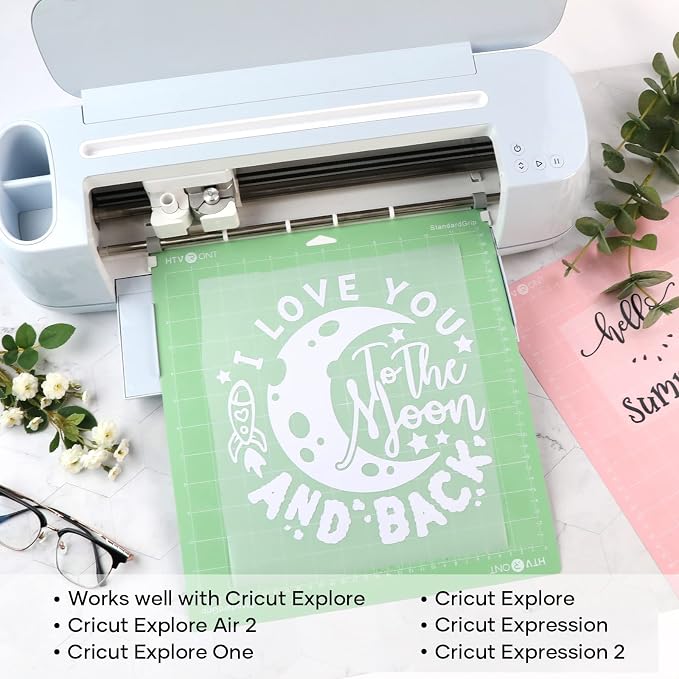 HTVRONT Fabric Grip Cutting Mats, 2 Pack Cutting Mat 12x12 Compatible - Image 6