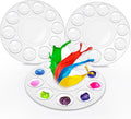 Hulameda 3pcs Paint Palettes, Plastic Paint Tray Palette, Paint Pallet by Hulameda