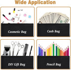 ZeeDix Canvas Zipper Pouch Bulk – 8.3 x 5 Inches Cotton Canvas Pouches - Image 4