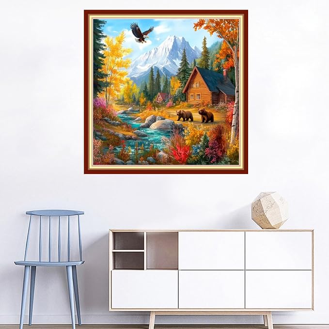 Joyhoor Cross Stitch Kits for Beginners Stamped Cross-Stitch Supplies - Image 2