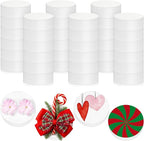 Henoyso 36 Pcs 3 x 3 x 1 Inch Foam Circles, Polystyrene Round Foam Discs by Henoyso