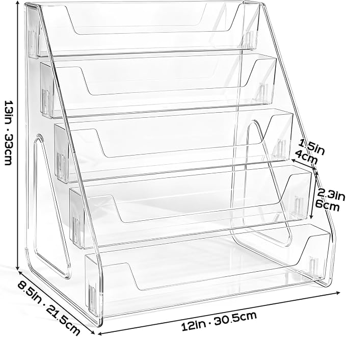 Vowcarol Clear Acrylic Paint Organizer Tall Version - Image 3