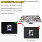Aluminum Trade Show Display Case – 24"x20" Locking Tabletop Showcase - Image 3