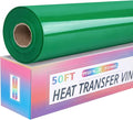 RENLITONG Green Iron on Vinyl 12Inch by 50ft Roll Heat Transfer Vinyl by RENLITONG