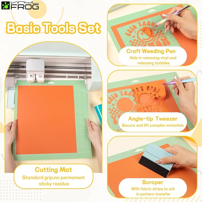 VINYL FROG 30PCS Heat Transfer Vinyl Bundle - Image 6