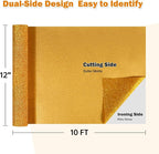 TUMIYA Gold Glitter Heat Transfer Vinyl HTV Roll - Image 2