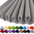 IONTACH 36" X 36" Grey Soft Felt Fabric 1.6mm Thick | Felt Sheets by IONTACH
