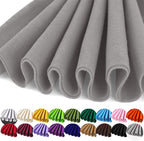 IONTACH 36" X 36" Grey Soft Felt Fabric 1.6mm Thick | Felt Sheets by IONTACH