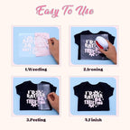Tintnut Pastel Boho HTV Heat Transfer Vinyl, easy cut & weed, stretch washable - Image 4