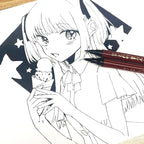 Kuretake Fude Brush Pen NIHON-DATE KABURA, hard and soft dual tip marker - Image 5