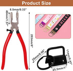 Key Fob Hardware Set, Key Lanyard, Keychain Making Kit Crafts DIY Supplies - Image 2