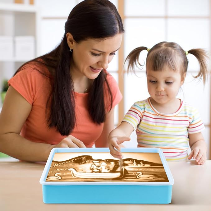 PreTrans Sand Painting Light Box – Kids Light Table - Image 6