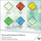 Gallery Glass, Basic Stained Kit, 6 Piece Glass Paint Set - Image 2