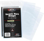 BCW Resealable Team Set Bags – 200 Count | Holds 35 Loose Cards or 5 Standard by BCW