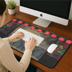 Japanese Anime Desk Pad, Long Keyboard Mat, Computer Pad, Wireless Mouse Mat - Image 7