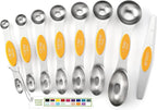 Spring Chef Stainless Steel Magnetic Measuring Spoons Set of 8 by SpringChef