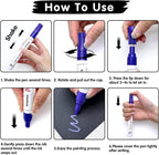 Purple Paint Pens Permanent Markers - Image 3