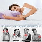 Cervical Pillow for Neck Pain Relief, Cooling Contour Memory Foam Pillows - Image 4