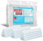 SHALL Mini Hot Glue Sticks, 0.27” Dia x 4” Long by SHALL
