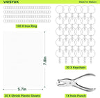 WISYOK 161Pcs Shrinky Film Kit, Shrink Plastic Sheets kit - Image 3