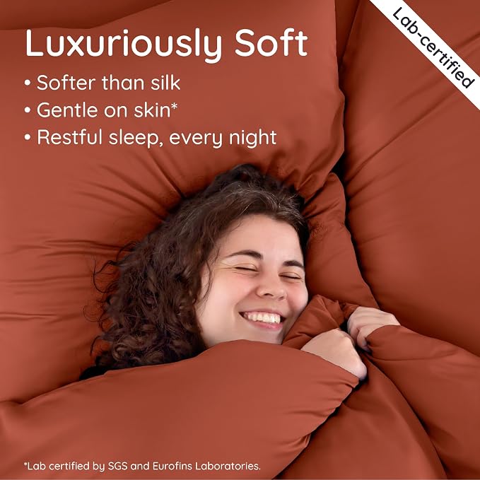 Bambaw 100% Viscose Derived from Bamboo Pillowcases King Size – Set of 2 - Image 4