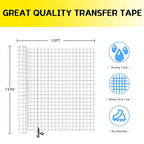 HTVRONT Transfer Tape for Vinyl, Strong Tack | For Shimmer Adhesive Vinyl - Image 7