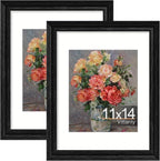 Vittanly 11x14 Picture Frames Set of 2, Ornate Vintage Photo Frame by Vittanly