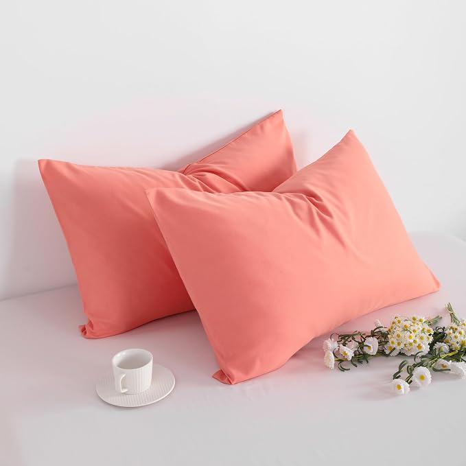 FLXXIE King Pillow Cases Set of 2, Soft Microfiber Pillow Covers - Image 5