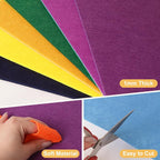 120 PCS, 1mm Stiff Felt Fabric Sheets - Image 4