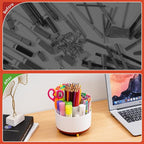 Marbrasse Desk Organizer, 360-Degree Rotating Pen Holder, Desk Organizers and - Image 7