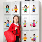 160Pcs Farm Animal Farmer Cutouts Back to School Bulletin Board Decoration Set - Image 7