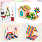 WISYOK 2000 Jumbo Rainbow Popsicle Sticks - Image 7