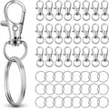 50 PCS in 25 Sets, Metal Swivel Lobster Claw Clasps, Keychain Clip by Unknown