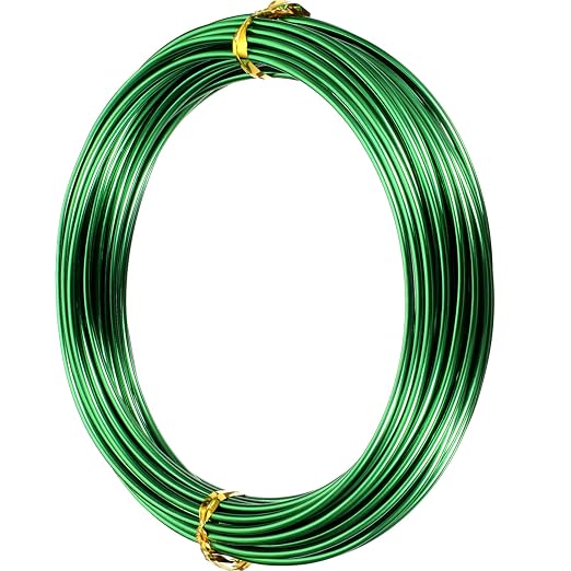 TecUnite Aluminum Craft Wire for Sculpting Armature Bendable Craft Wire for DIY by TecUnite