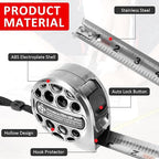 2PCS Tape Measure 25Ft/7.5M Double Side Scale Metric/Imperial Mesuring Tape | - Image 3