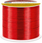 Mandala Crafts 18 Gauge Red Anodized Aluminum Craft Wire, 100 FT | Colored - Image 2