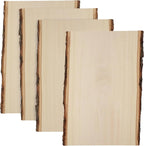 Foggy Bottom Woodworks LLC Premium Basswood Live Edge Wood Planks, Value Pack - Image 4