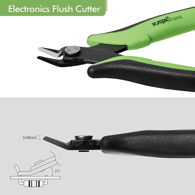 KATA Mini Flush Cutters, 5 Inch Precision Wire Cutter Plier - Image 3